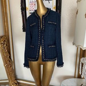 Boston Proper Parisian Navy Blue Jacket